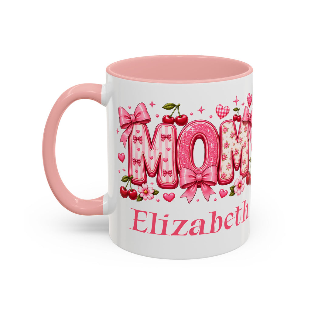 "MOM" Floral Blossom Mug — Personalise