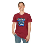 Gamer Dad T-Shirt — Blue Controller T-shirt