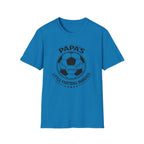 T-Shirt — "Papa's Little Football Buddies" Personalized Soccer Dad Tee