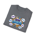 Super Grandpa Comic T-Shirt — "Super Grandpa" Funny Gift for Grandfathers