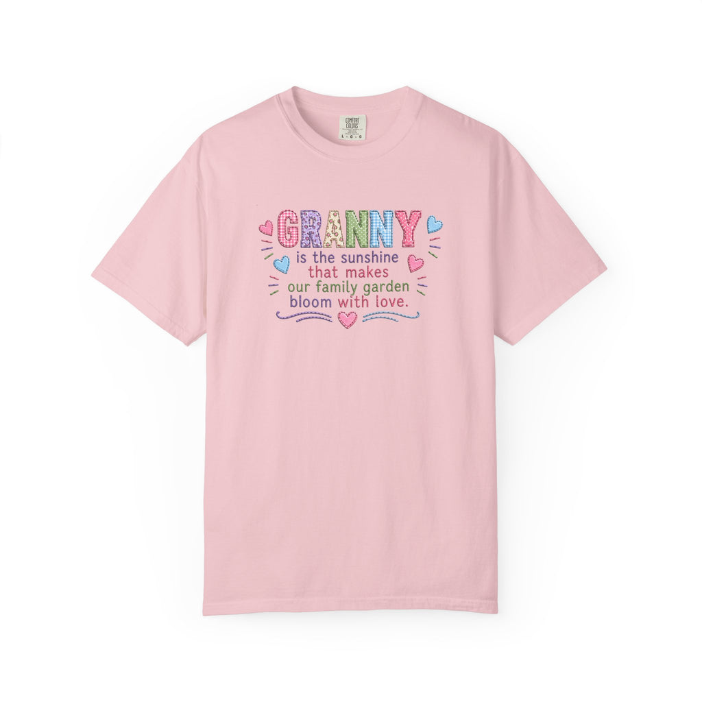 Granny Floral Tee — "Granny is the sunshine that makes our family garden bloom with love"