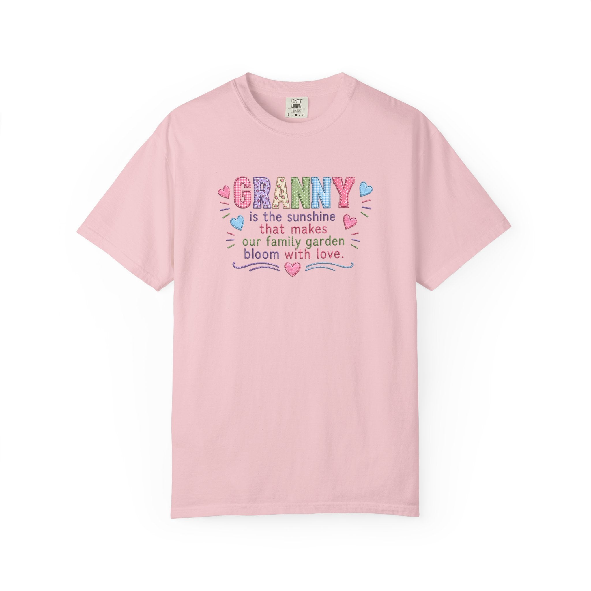 Granny Floral Tee — "Granny is the sunshine that makes our family garden bloom with love"