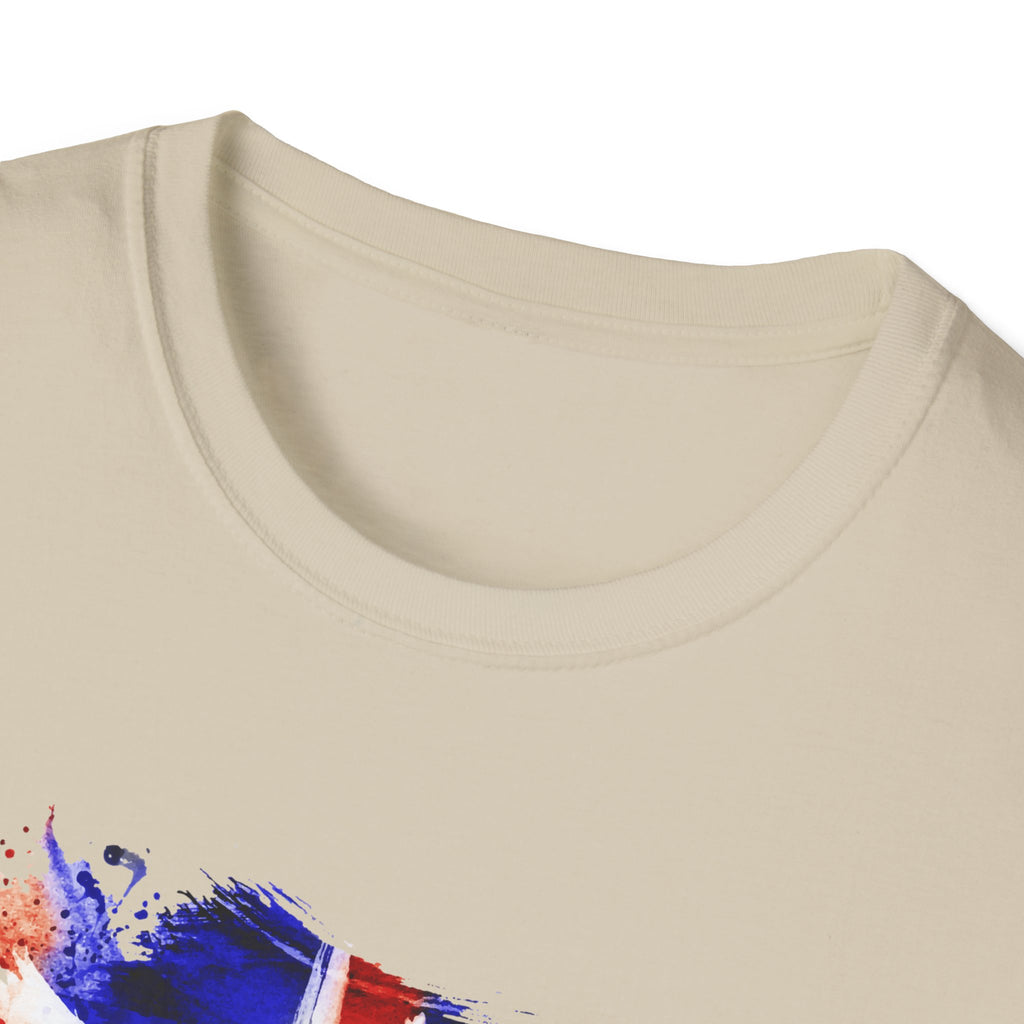 Union Jack Paint Brush UK Flag T-Shirt — British Pride Graphic Tee