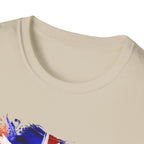 Union Jack Paint Brush UK Flag T-Shirt — British Pride Graphic Tee