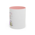 'NANA' Pink Accent Coffee Mug – 'You Are Loved' Inspirational Floral Design, 11/15 oz