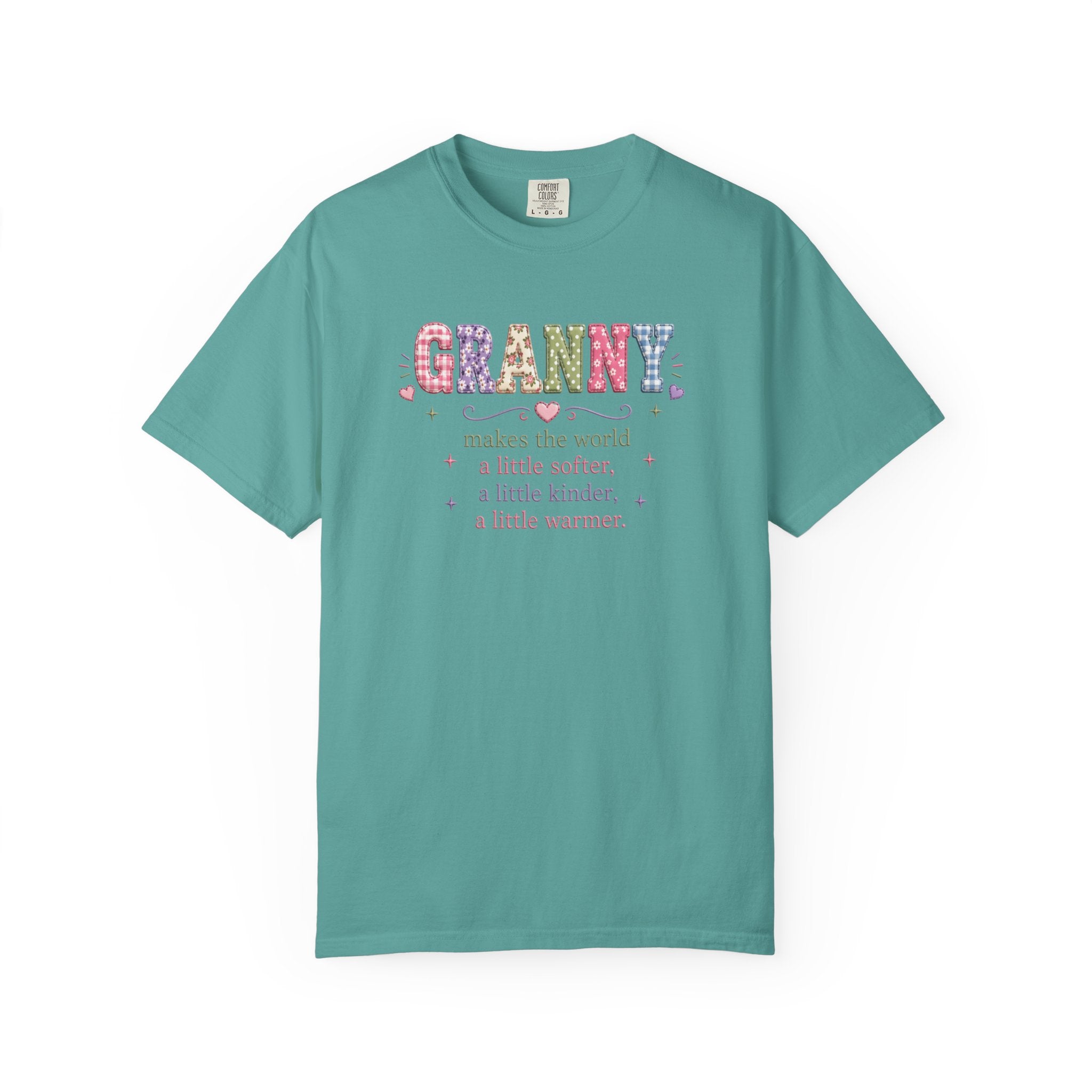 Granny Floral Graphic T-Shirt — "Granny makes the world a little softer, a little kinder, a little warmer"