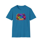 Gamer Dad Colourful Controller Design T-Shirt