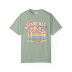 Grandma's Club T-Shirt — Cute Floral 'Grandma's Club' Rules Tee