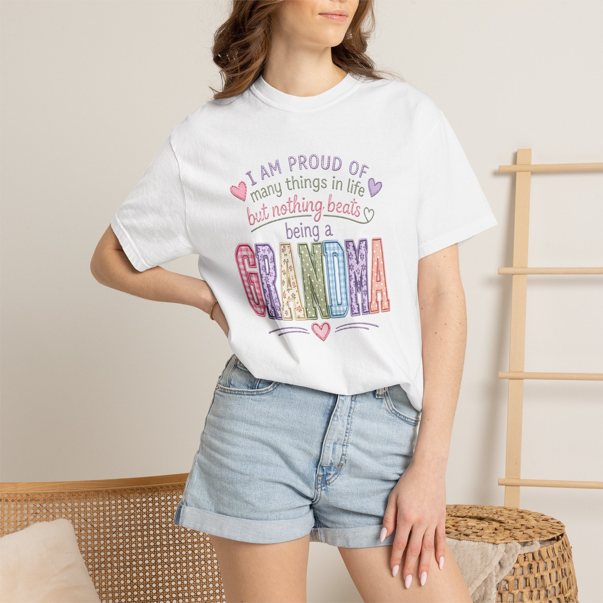 Grandma Pride T-Shirt – "I Am Proud of Many Things in Life but Nothing Beats Being a Grandma"