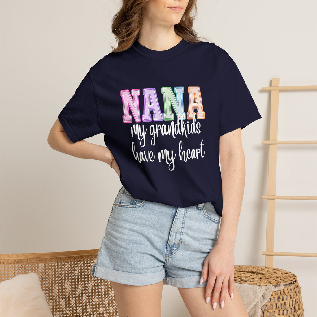 NANA My Grandkids Have My Heart Tee