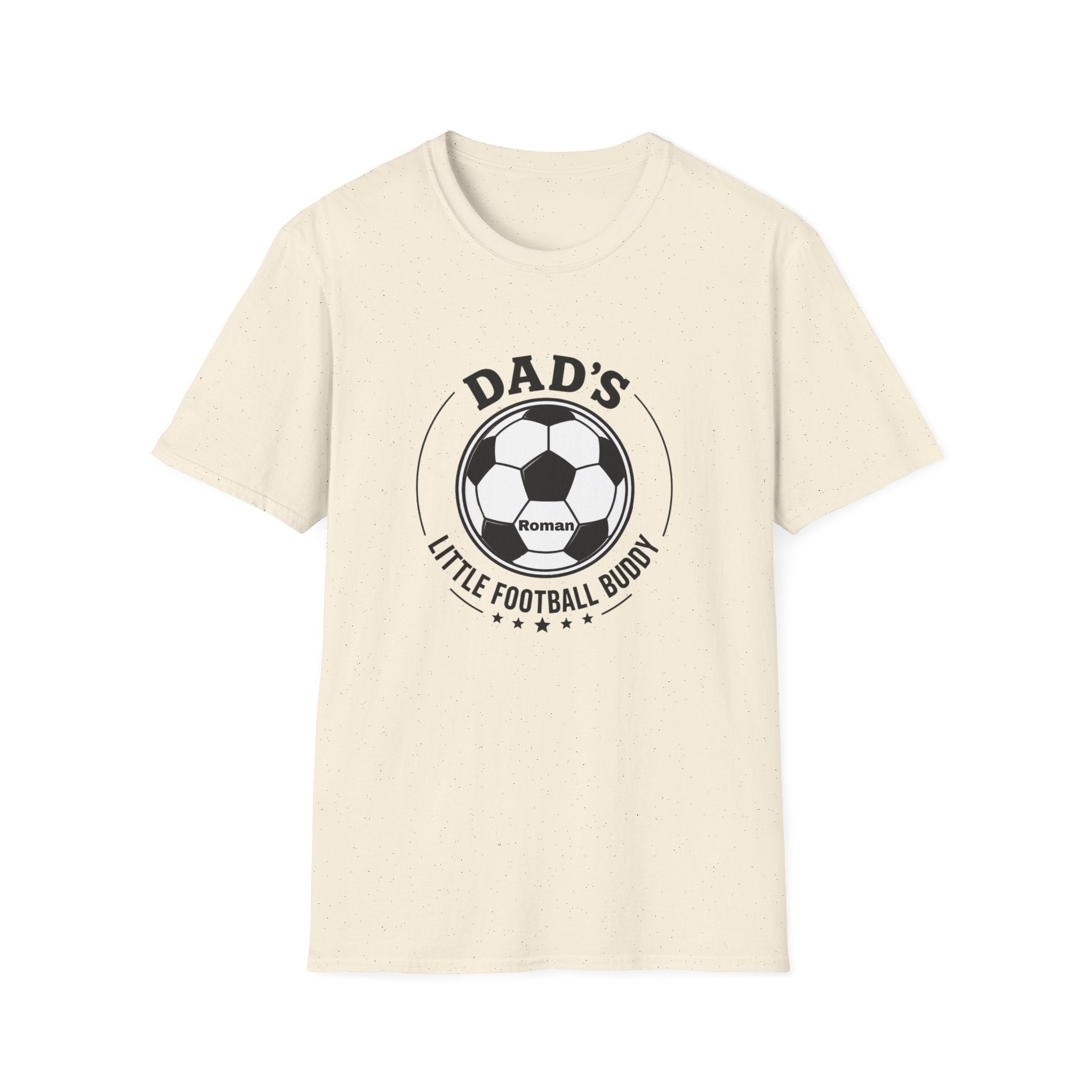 Dad's Little Football Buddy Tee -Add Name- Personalise