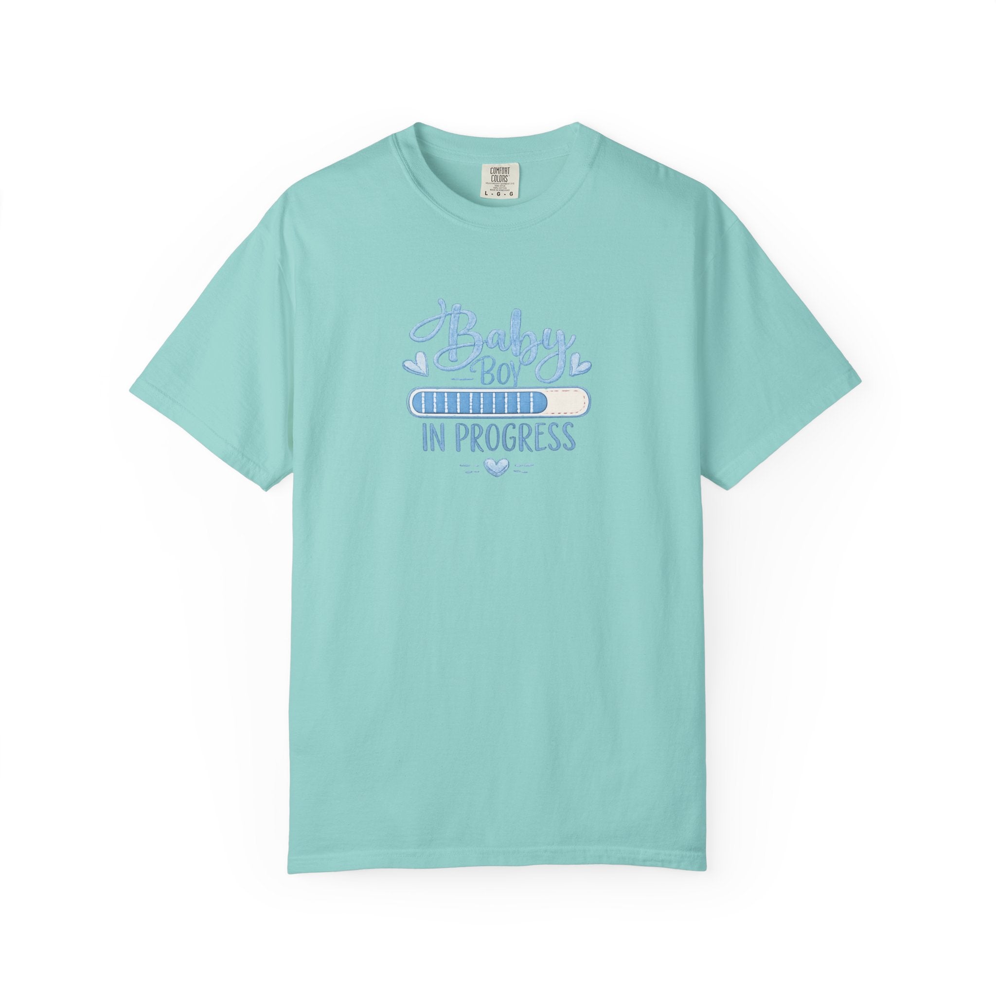 Baby Boy In Progress T-Shirt — Pregnancy Announcement Tee