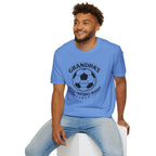 Grandpa's Little Football Buddy T-Shirt — Personalized Soccer Dad/Grandparent Gift