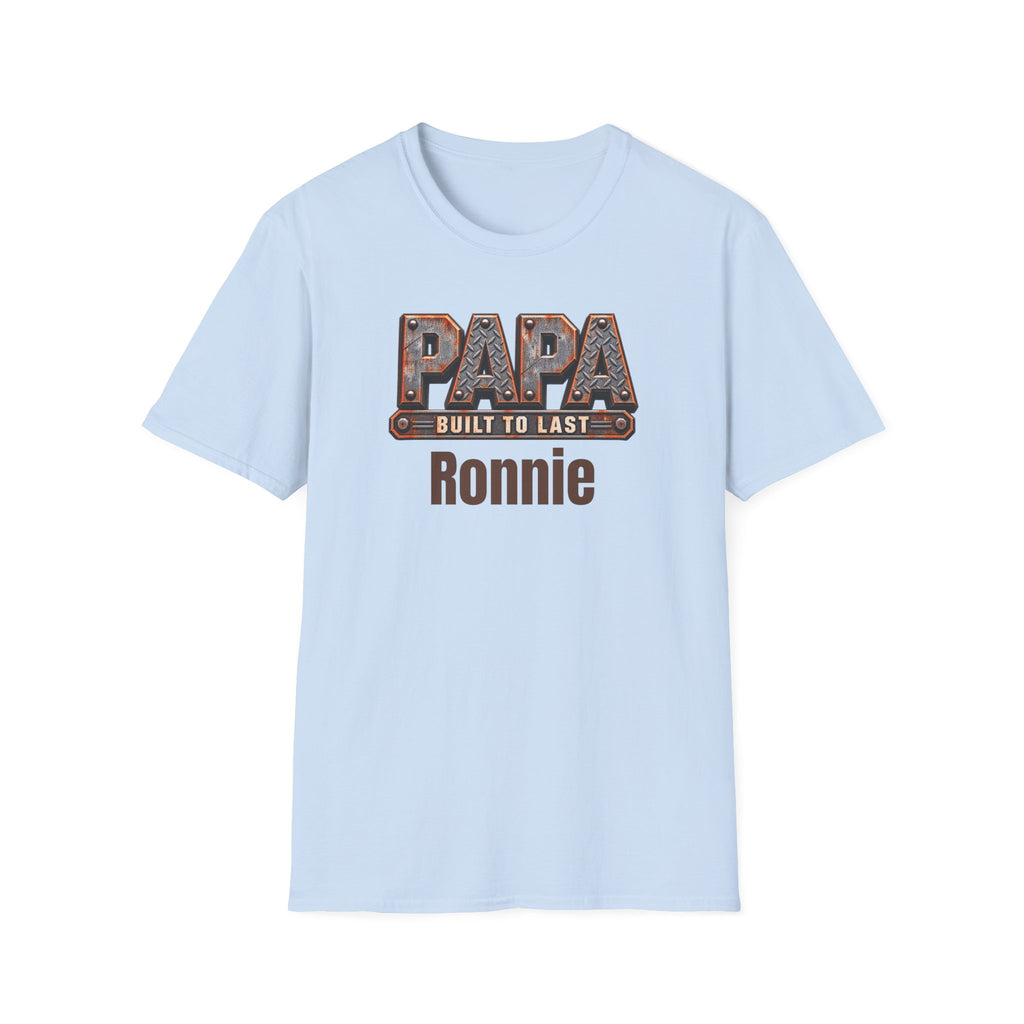 Papa "Built to Last" T-Shirt — Personalise