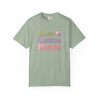 Mom Acronym Graphic T-Shirt — “M.O.M. Mess Overload Mini-Hugs” Cute Pastel Mothers Day Tee