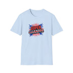 Super Grandpa T-Shirt Union Jack/England themed – Retro Comic Style Father’s Day Gift for Grandfathers