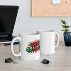 Super Grandpa Welsh Flag/Wales themed Mug — Bold Retro Graphic Coffee Cup for Grandfathers