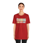 Granny Retro Nameplate T‑Shirt — Personalized Grandma Tee