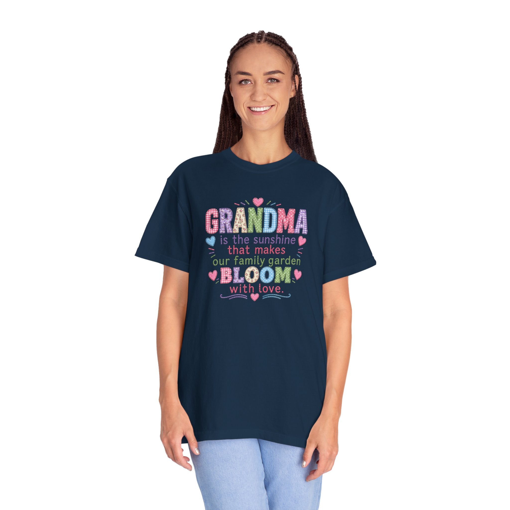 Grandma Is the Sunshine That Makes Our Family Garden Bloom T-Shirt