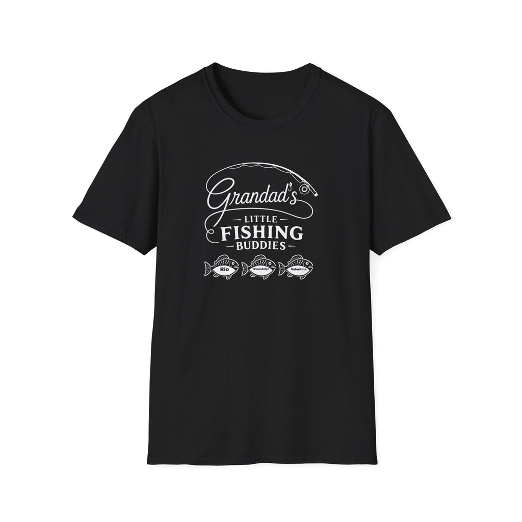 Granddad’s Little Fishing Buddies T-Shirt — Father/Grandparent Fishing Gift