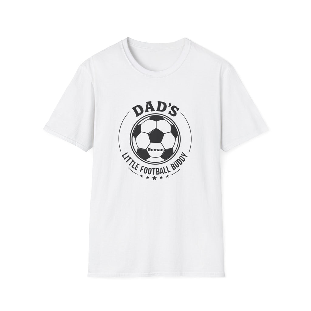 Dad's Little Football Buddy Tee -Add Name- Personalise
