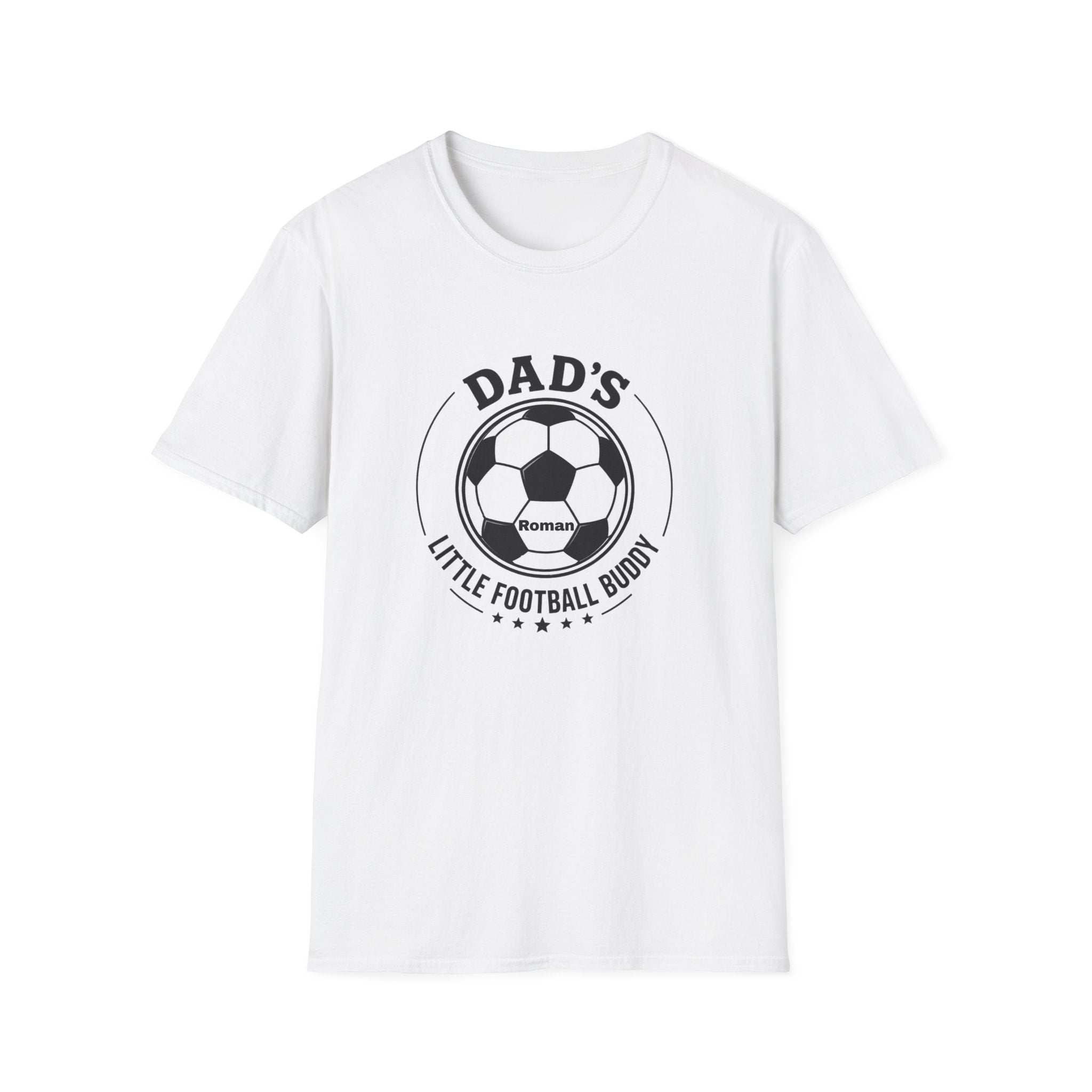Dad's Little Football Buddy Tee -Add Name- Personalise