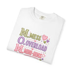 Mom Acronym Graphic T-Shirt — “M.O.M. Mess Overload Mini-Hugs” Cute Pastel Mothers Day Tee