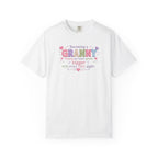 Becoming a Granny T-Shirt – Cute Grandma Shirt with "Becoming a Granny means my heart grows bigger with every little giggle" Design
