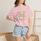 Gran Loves Her Crew T-Shirt — Personalized Grandma Family Names Tee