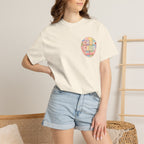 T-Shirt — "Gran Club" Retro Floral Badge Tee