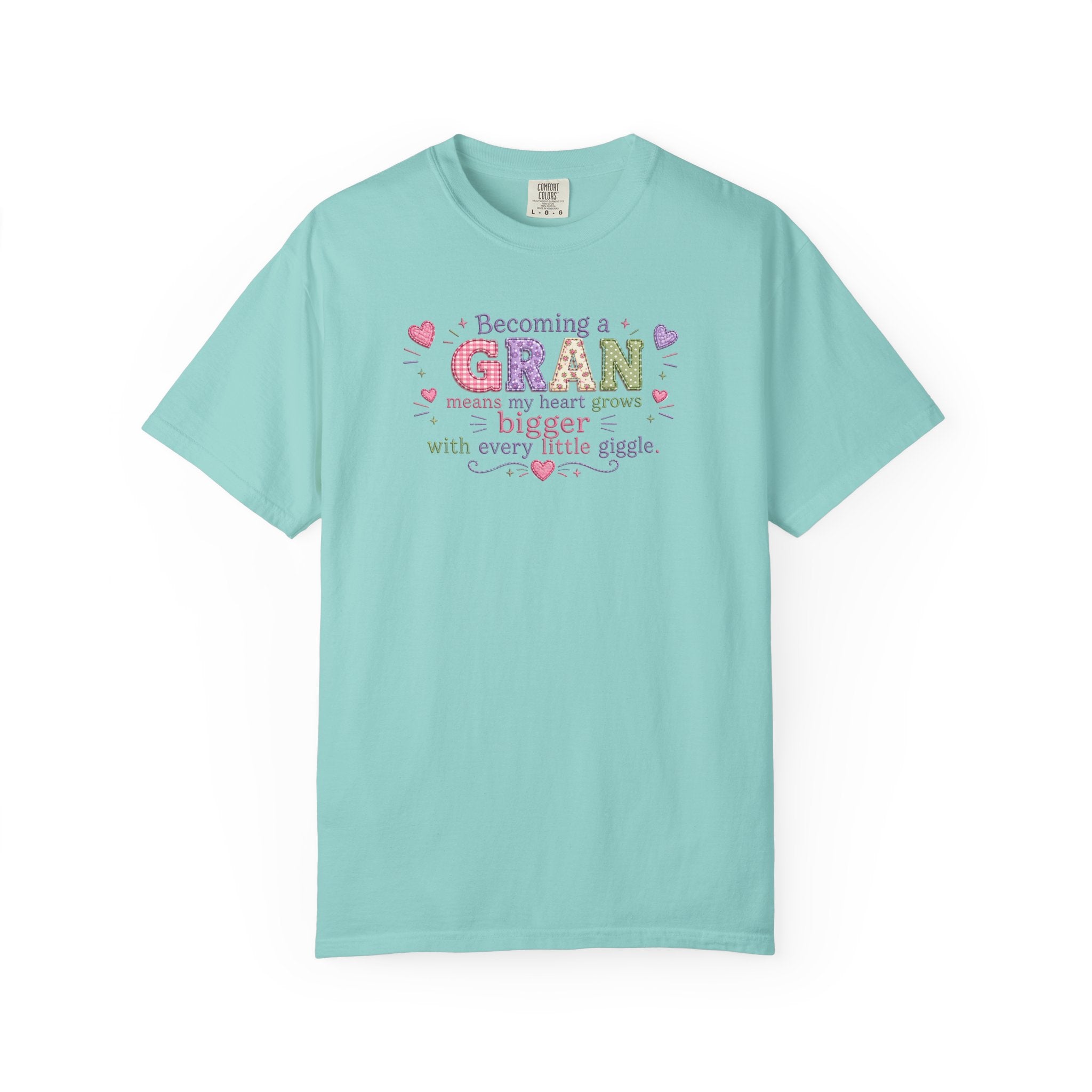 Heartfelt Gran T-Shirt - Becoming a Gran Means My Heart Grows Bigger