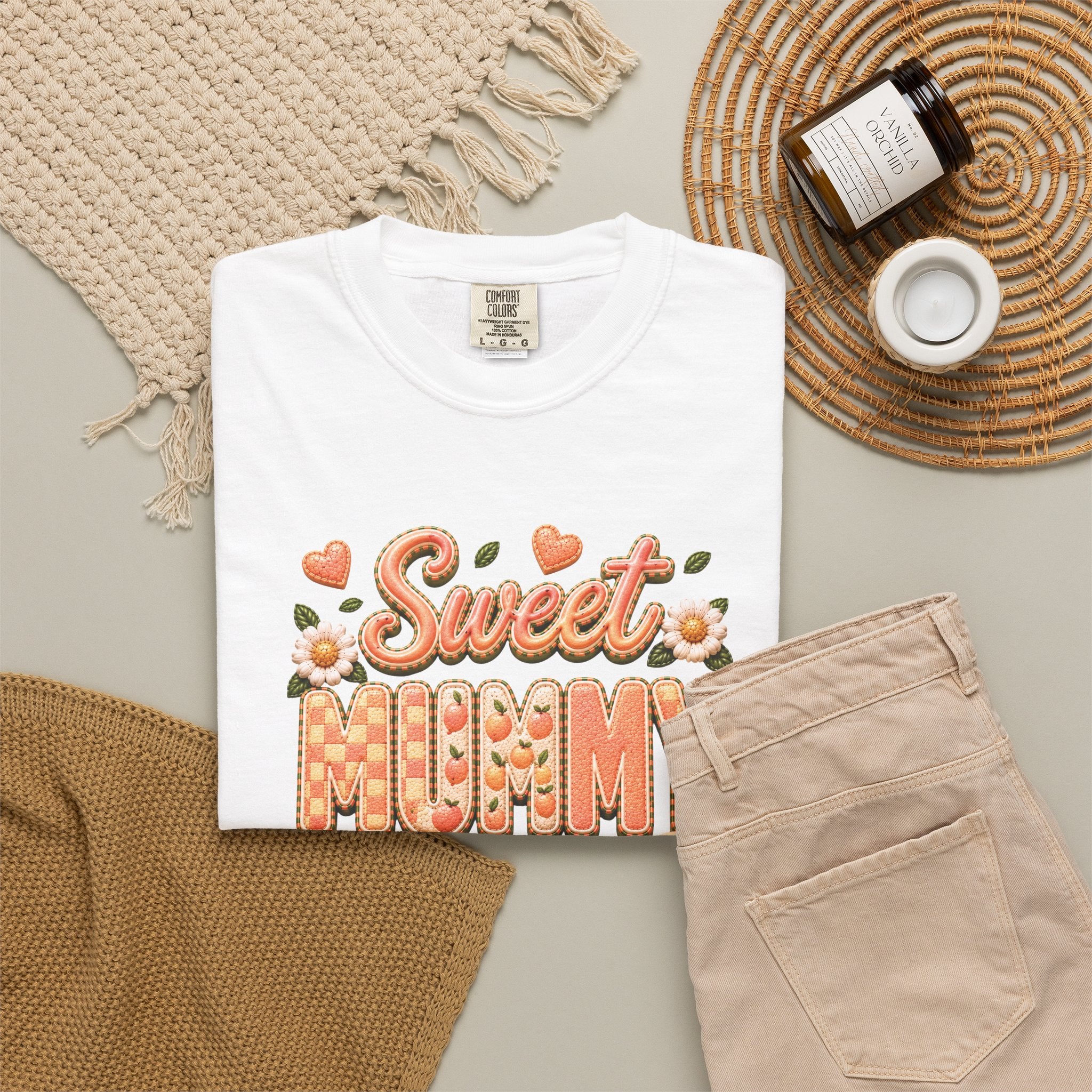 Sweet MUMMY Peach Tee