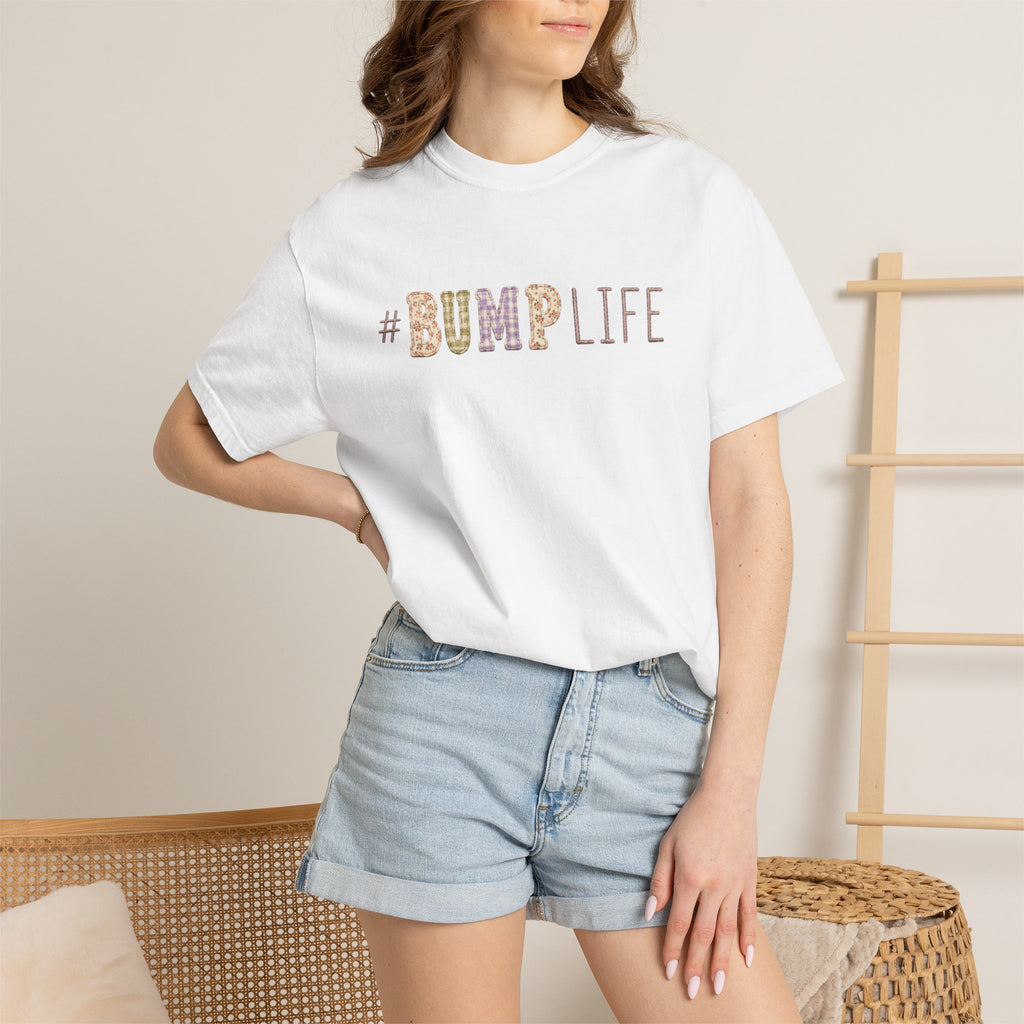 #BUMP LIFE Maternity Tee — Cute Pregnancy Shirt for Expecting Moms