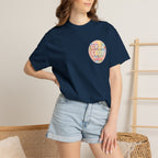 T-Shirt — "Gran Club" Retro Floral Badge Tee