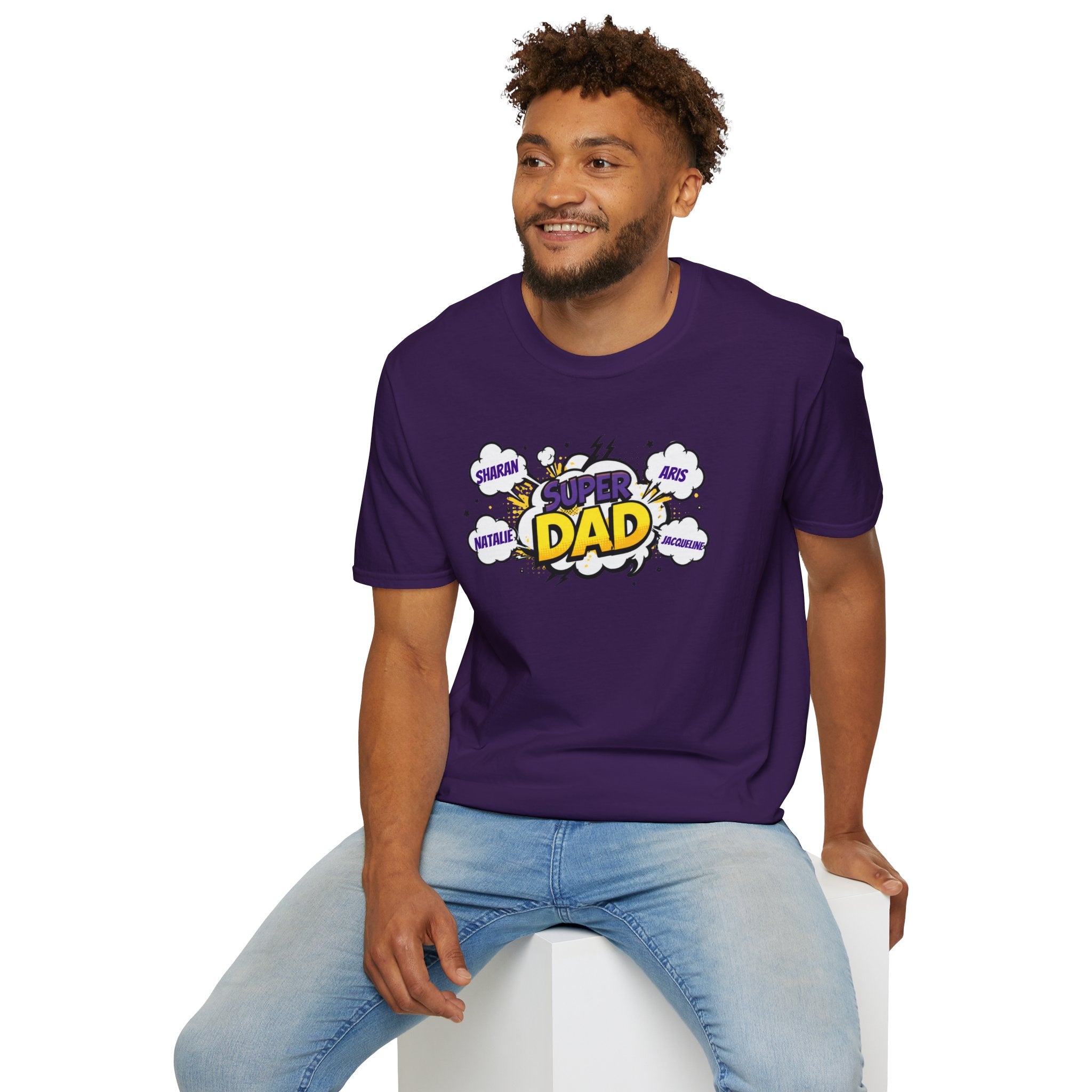 Super Dad Comic T-Shirt – Funny Father’s Day Gift