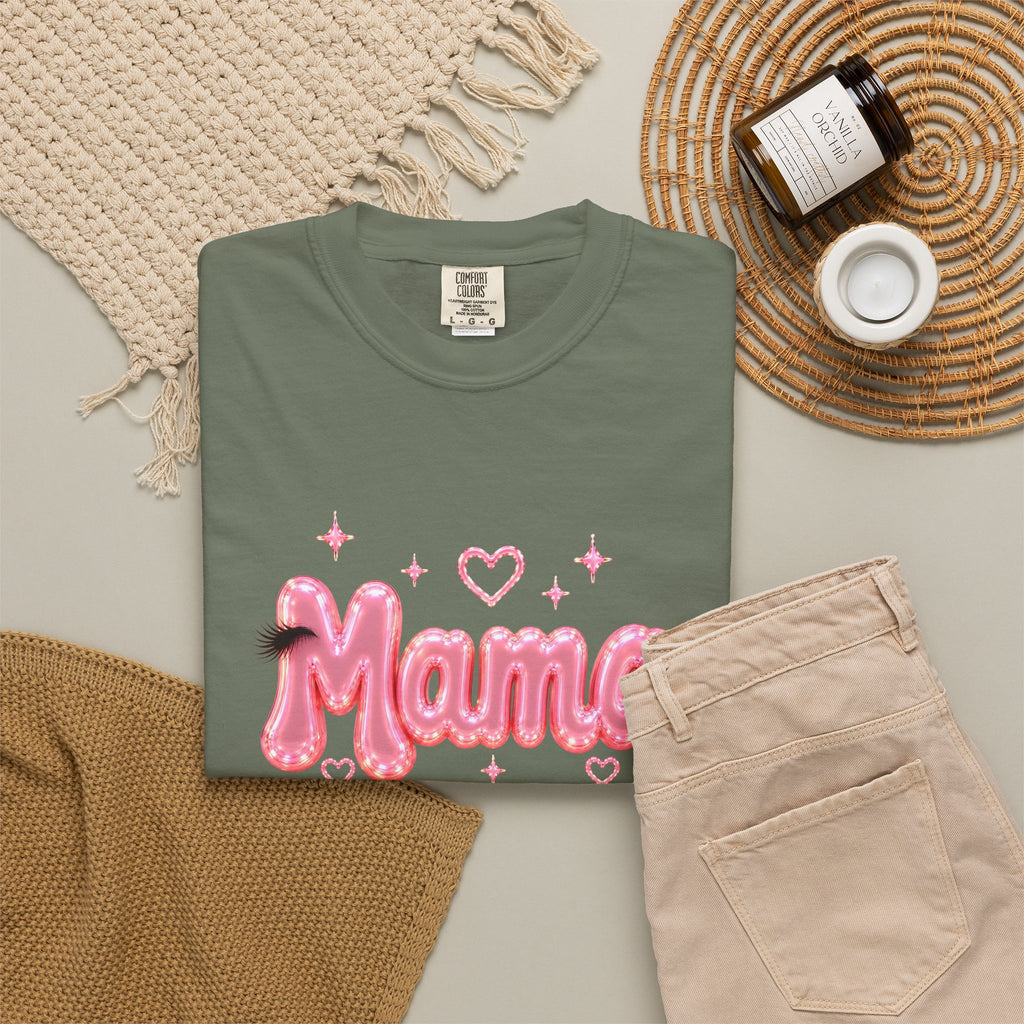 MAMA Pink Balloon Eyelashes T-Shirt