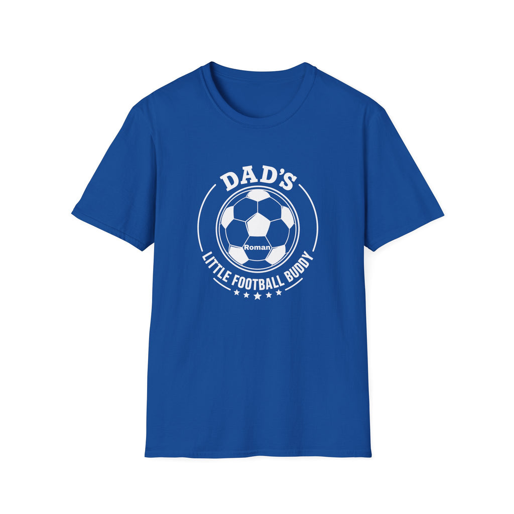 Dad's Little Football Buddy Tee -Add Name- Personalise
