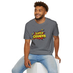 Super Grandpa T-Shirt – Comic Book Retro Graphic Tee for Grandfathers