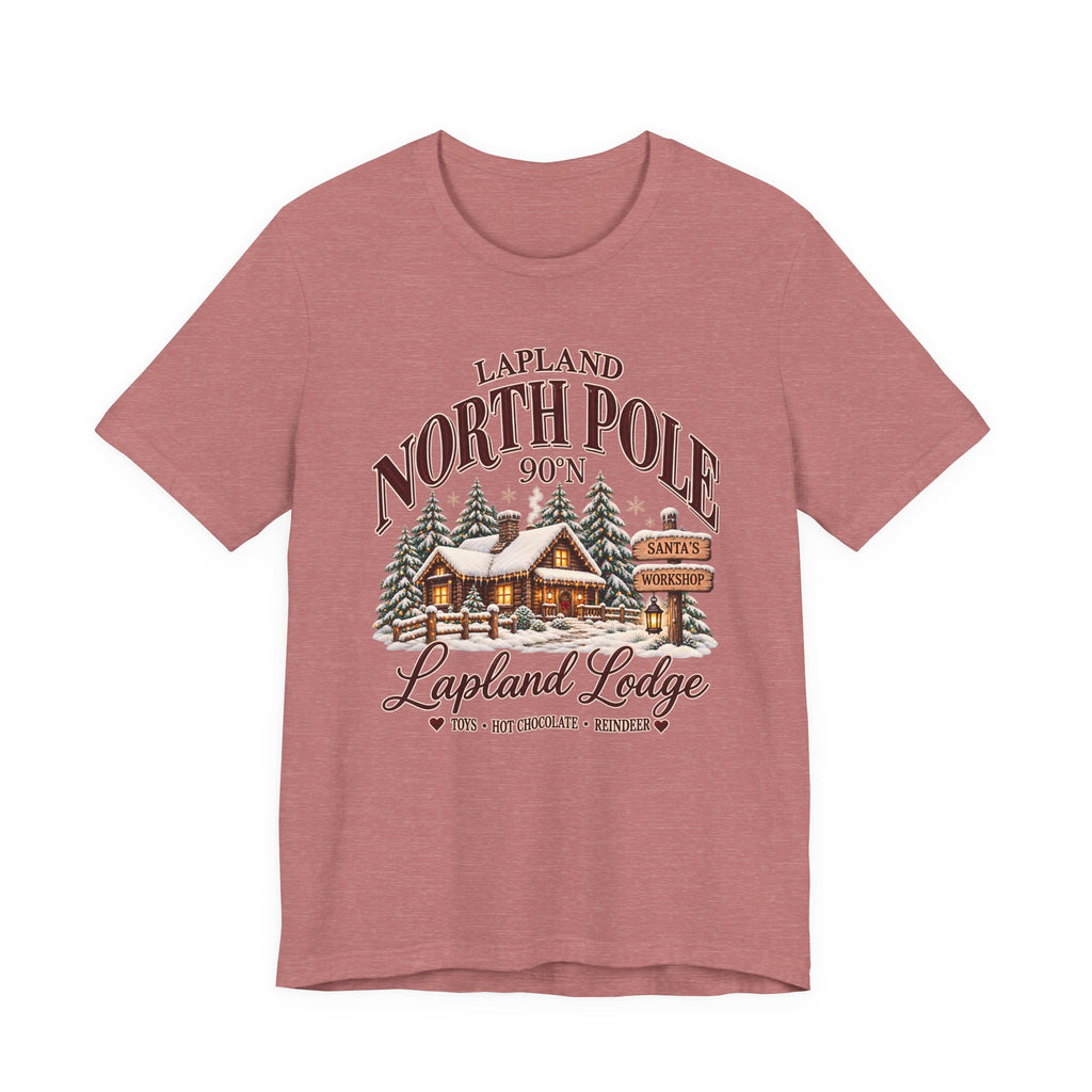 Lapland North Pole Lodge Christmas T-Shirt