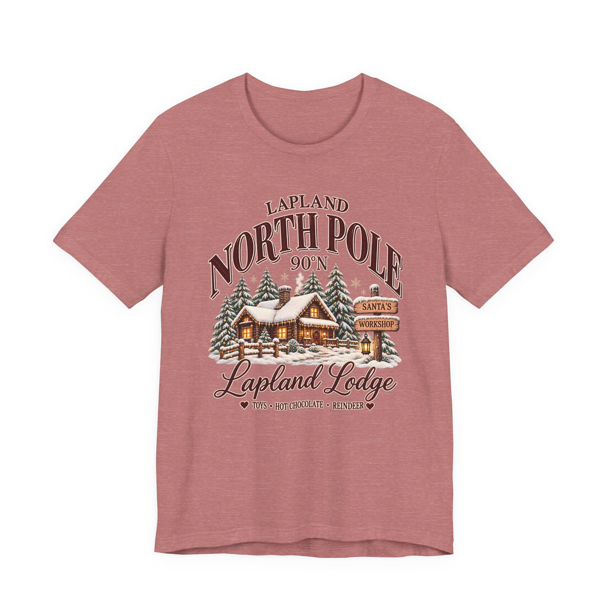 Lapland North Pole Lodge Christmas T-Shirt