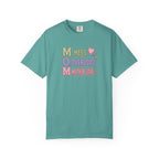 Mom Acronym T-Shirt — “M.O.M. Mess Overload Mother Love” Cute Mom Graphic Tee
