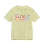 Grandma Floral Retro Tee — "Grandma" Names Design (Aileen • Wendy • Peyton)