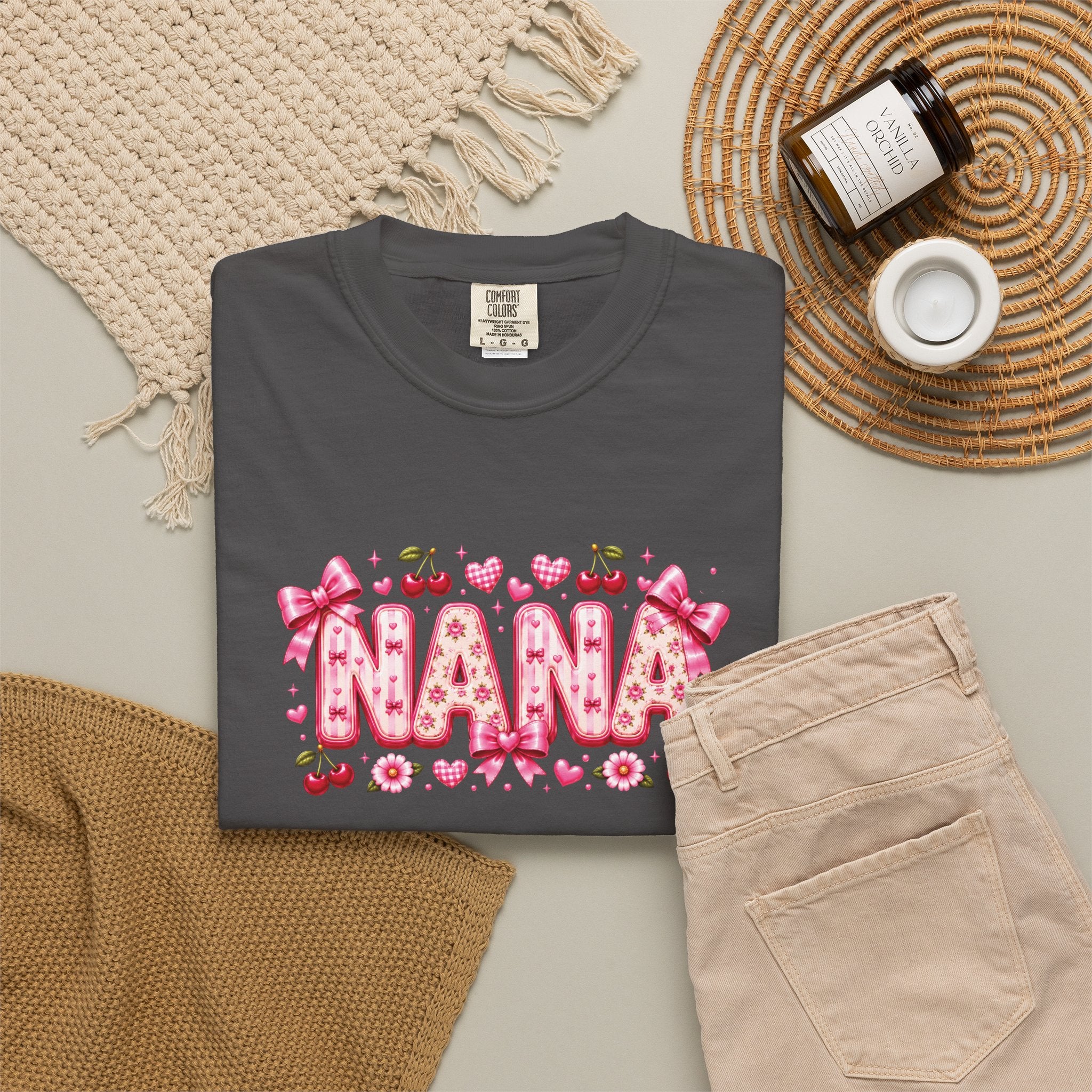 NANA Floral Heart T-Shirt