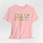 Nana Baby Blocks Tee — Personalized Grandmother Name Shirt