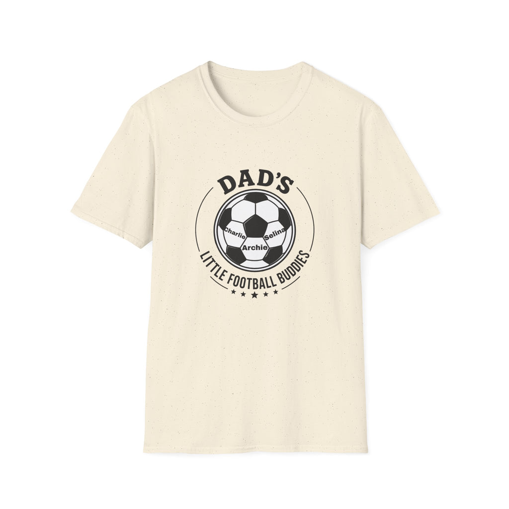 Dad’s Little Football Buddies Tee - Add Names- Personalise