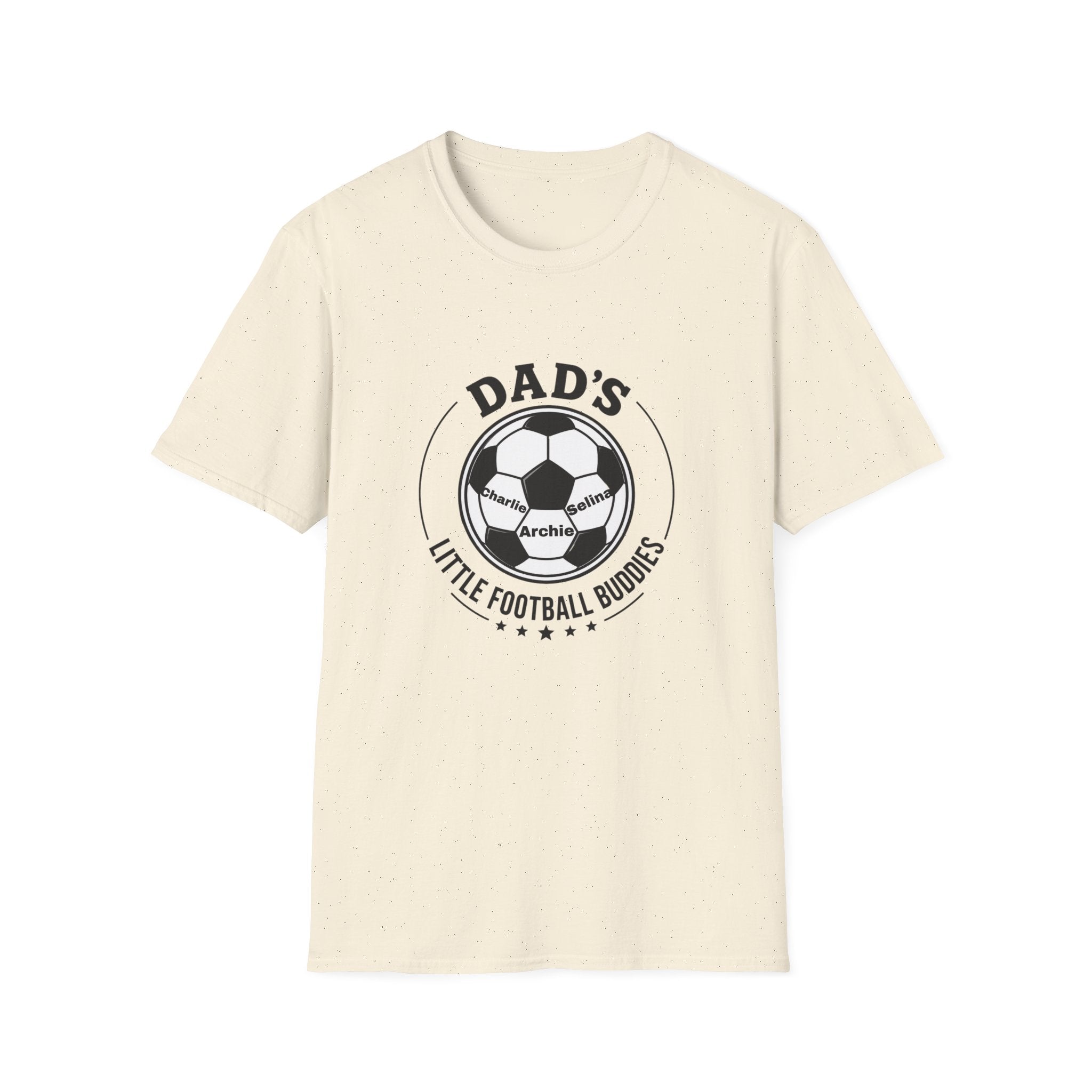 Dad’s Little Football Buddies Tee - Add Names- Personalise