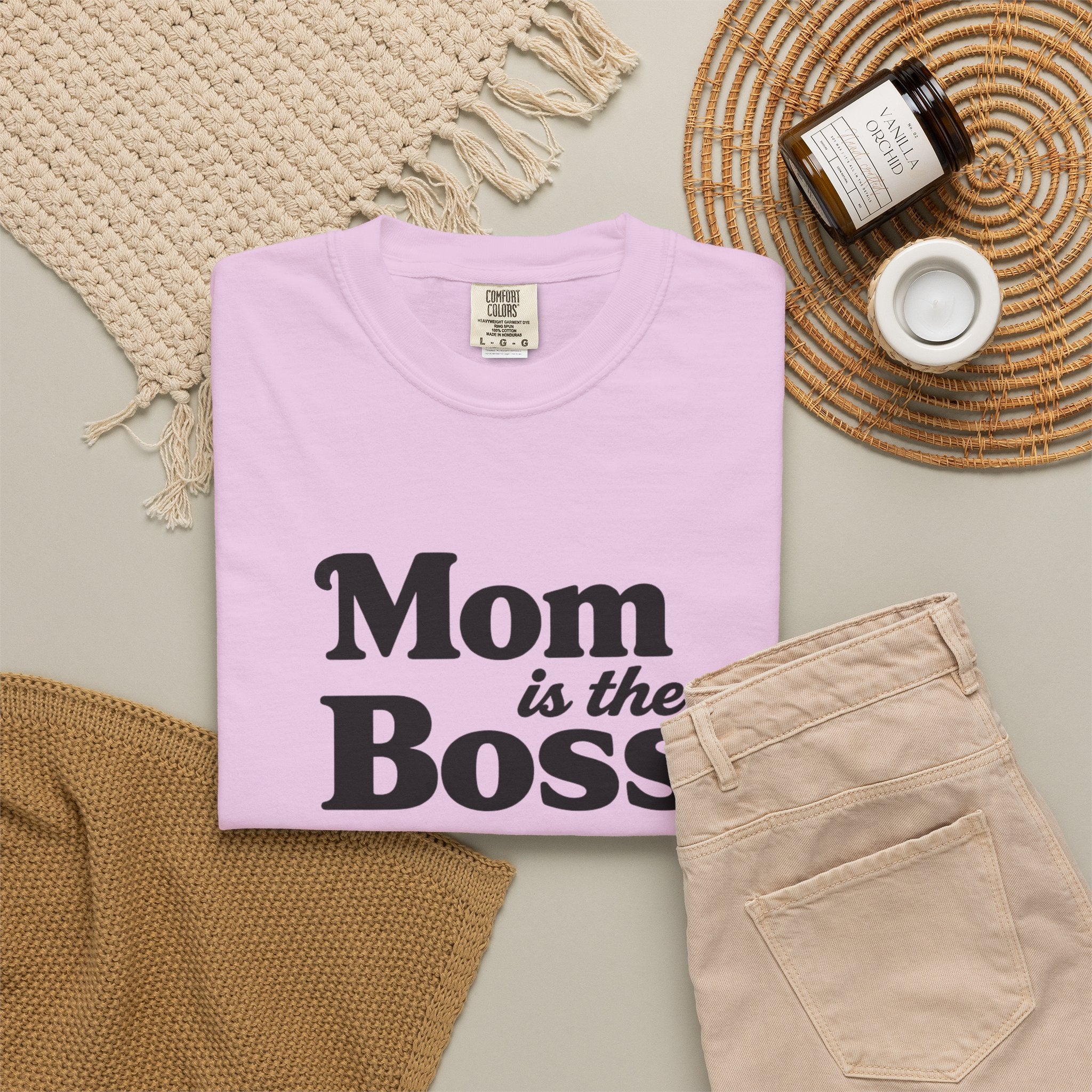 Mom is the Boss T-Shirt — Funny Mother's Day Tee