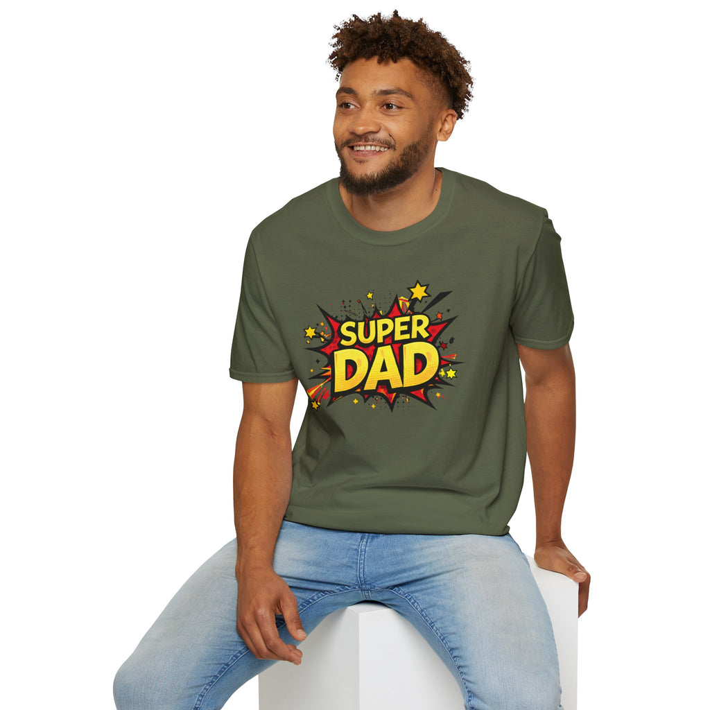 Super Dad Comic Book T-Shirt — Father’s Day Gift Tee