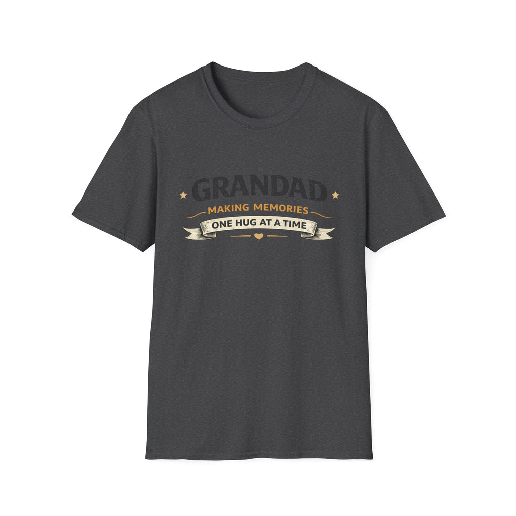 Grandad T-Shirt - "Making Memories One Hug at a Time" Grandpa Gift Tee