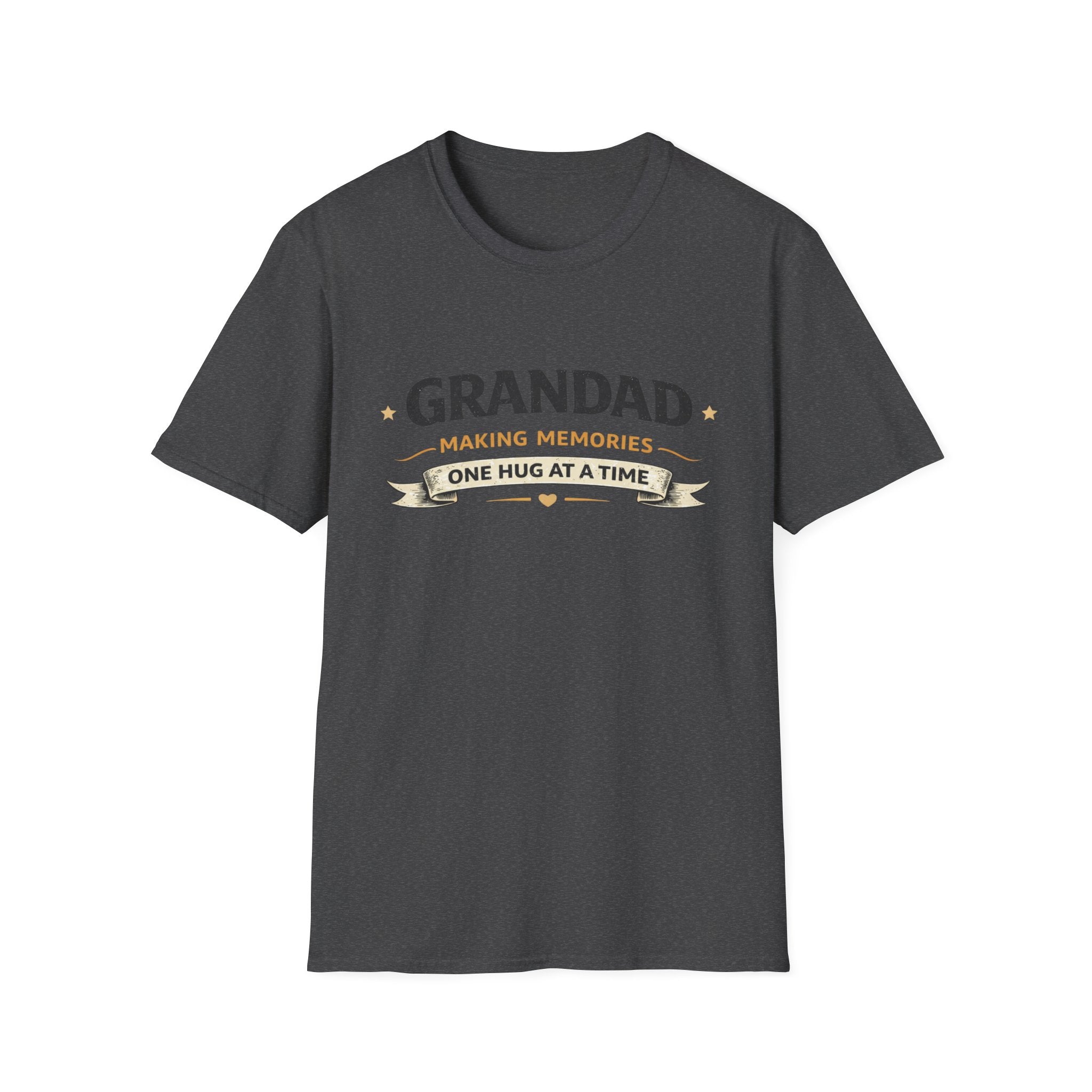 Grandad T-Shirt - "Making Memories One Hug at a Time" Grandpa Gift Tee